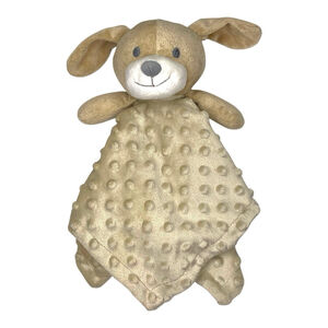 Manhattan Kids Unisex Puppy Dog Minky Dot Lovey Plush Baby Security Blanket